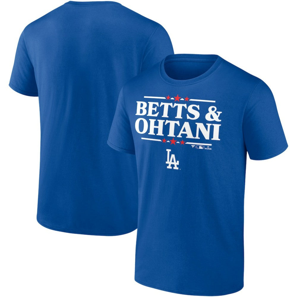 Mookie Betts & Shohei Ohtani Los Angeles Dodgers Election Player T-Shirt Sale