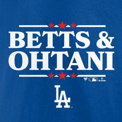 Mookie Betts & Shohei Ohtani Los Angeles Dodgers Election Player T-Shirt Sale