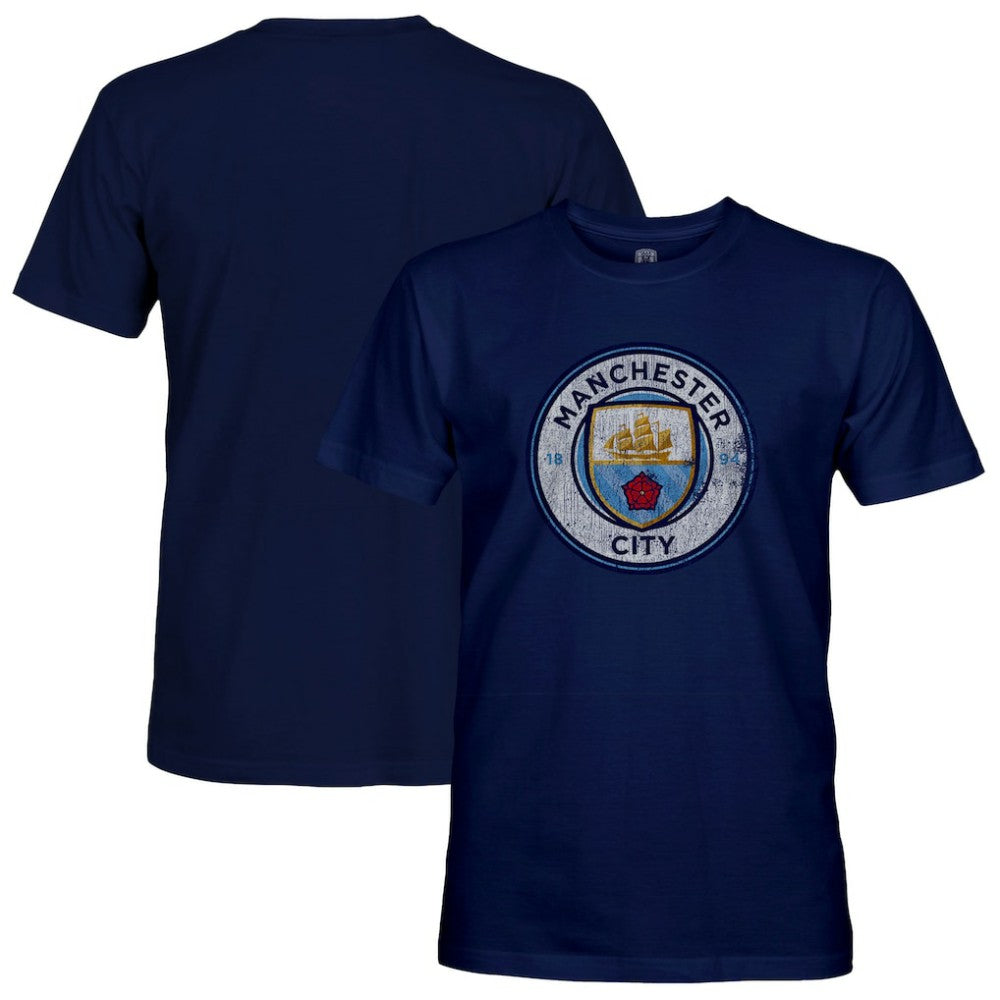 Manchester City 1863FC Badge T-Shirt Navy