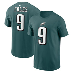 Nick Foles Philadelphia Eagles Retired Player Name & Number T-Shirt - Midnight Green - Nike