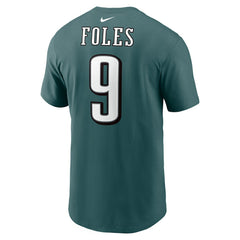 Nick Foles Philadelphia Eagles Retired Player Name & Number T-Shirt - Midnight Green - Nike