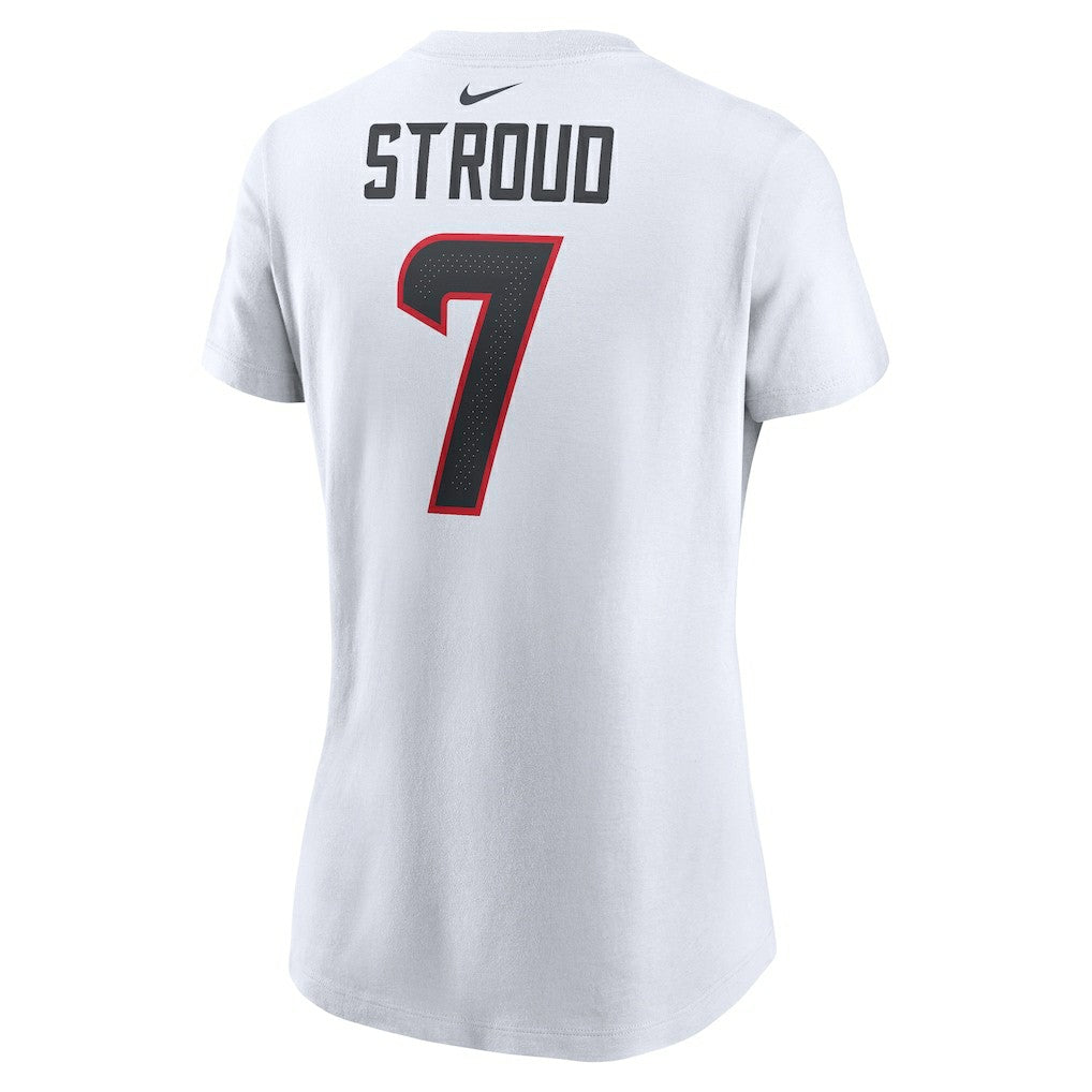 C.J. Stroud Houston Texans Women's Player Name & Number T-Shirt - White - Nike
