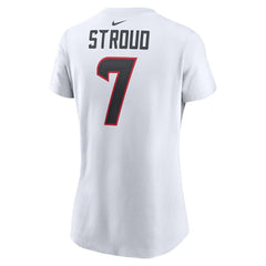 C.J. Stroud Houston Texans Women's Player Name & Number T-Shirt - White - Nike