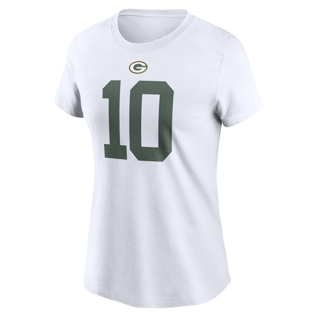 Jordan Love Green Bay Packers Women's Player Name & Number T-Shirt - White - Nike