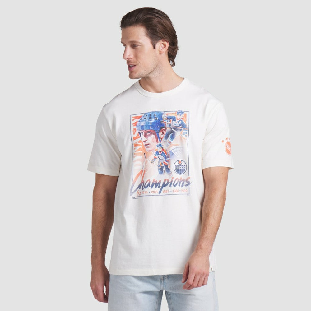 Edmonton Oilers Fanatics Decades Collection Timeless T-Shirt - White | Fanatics discount