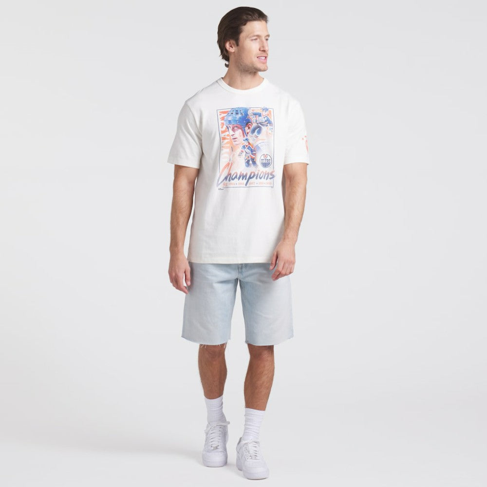 Edmonton Oilers Fanatics Decades Collection Timeless T-Shirt - White | Fanatics discount