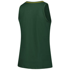 Green Bay Packers Logo Athletic Women's Plus Size Stellar Win V-Neck Tank Top - Green - NFL