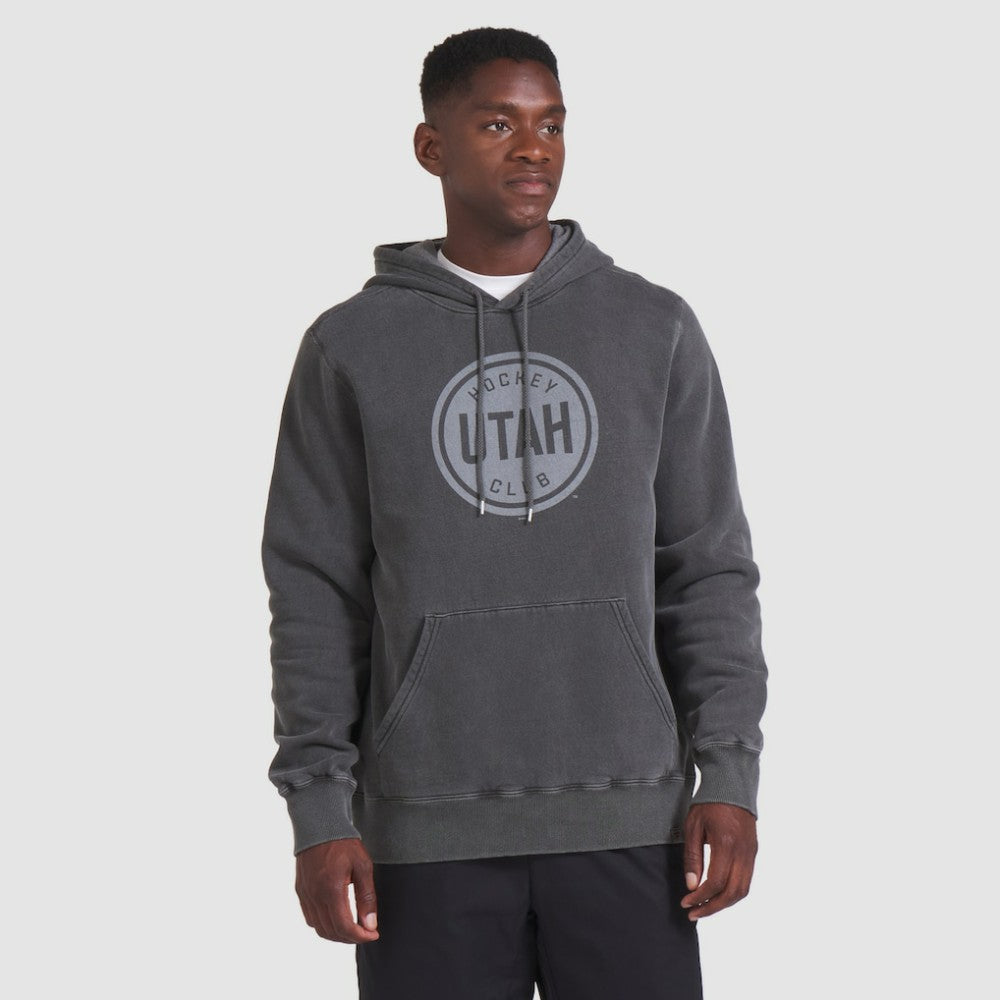 Utah Mammoth Fanatics Redwood Dark Pullover Hoodie - Black | Fanatics Clearance