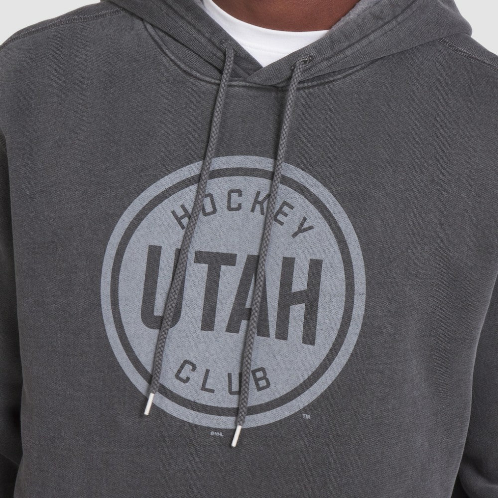 Utah Mammoth Fanatics Redwood Dark Pullover Hoodie - Black | Fanatics Clearance