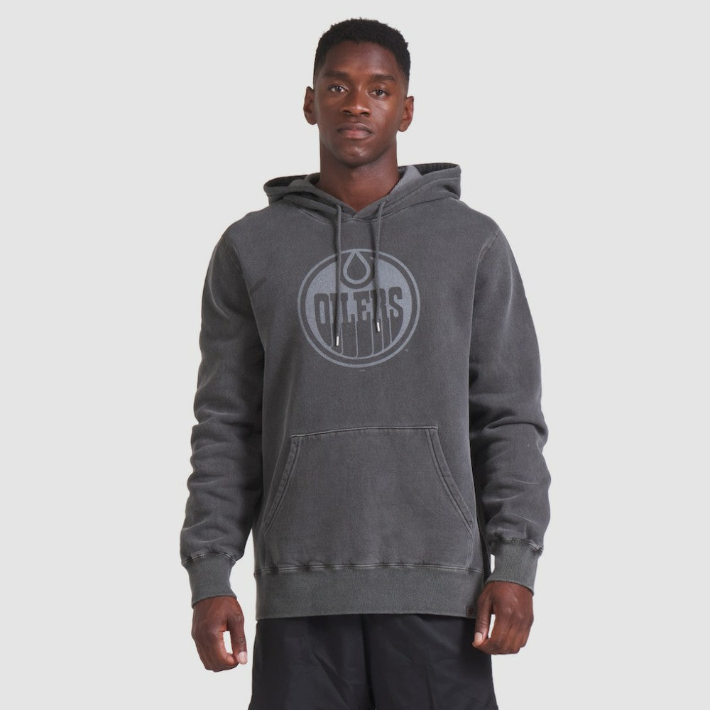 Edmonton Oilers Fanatics Made in Canada Pullover Hoodie - Black | Fanatics Lifestyle