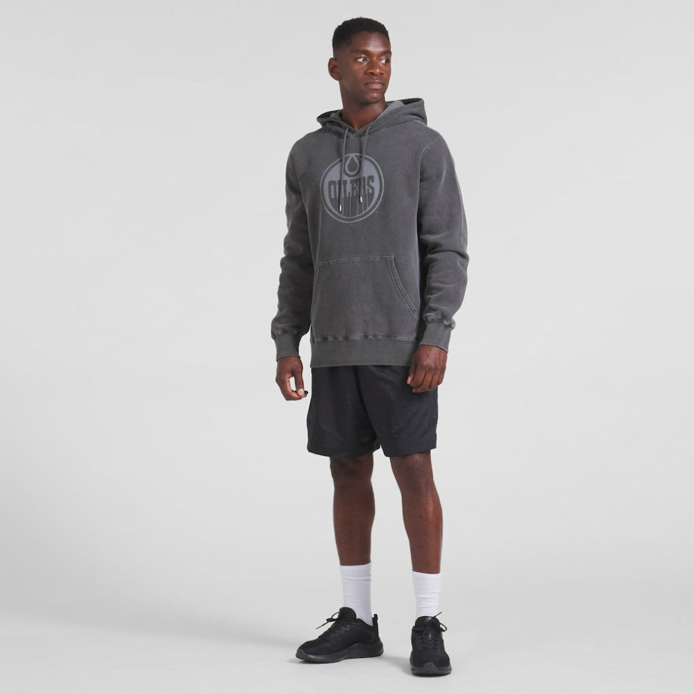 Edmonton Oilers Fanatics Made in Canada Pullover Hoodie - Black | Fanatics Lifestyle