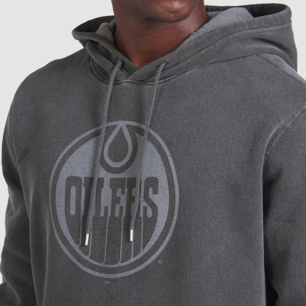 Edmonton Oilers Fanatics Made in Canada Pullover Hoodie - Black | Fanatics Lifestyle