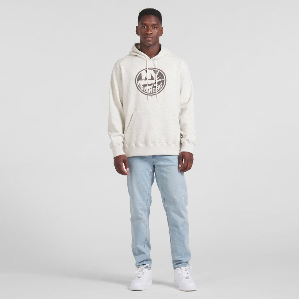 New York Islanders Fanatics Made in Canada Pullover Hoodie - Cream | Fanatics Lifestyle