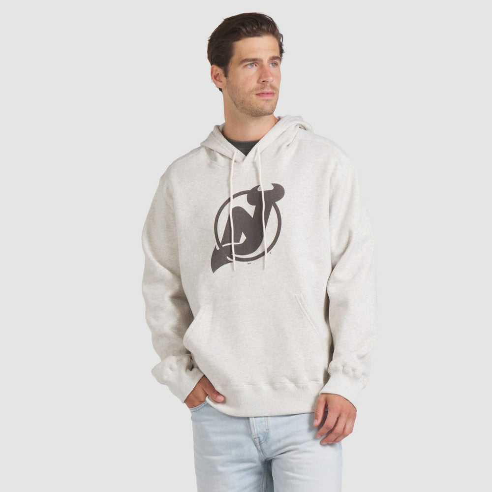 New Jersey Devils Fanatics Made in Canada Pullover Hoodie - Cream | Fanatics Lifestyle