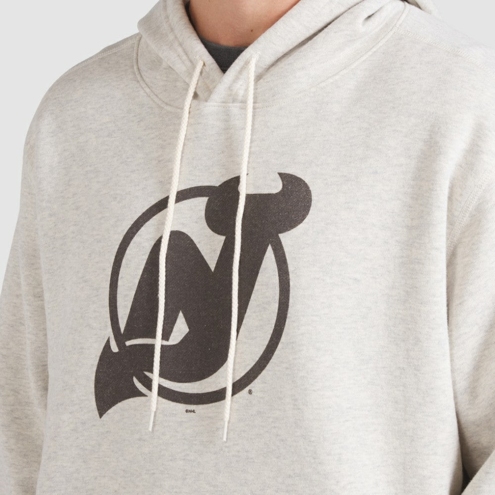 New Jersey Devils Fanatics Made in Canada Pullover Hoodie - Cream | Fanatics Lifestyle