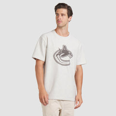 Vancouver Canucks Fanatics Made in Canada T-Shirt - Cream | Fanatics Lifestyle