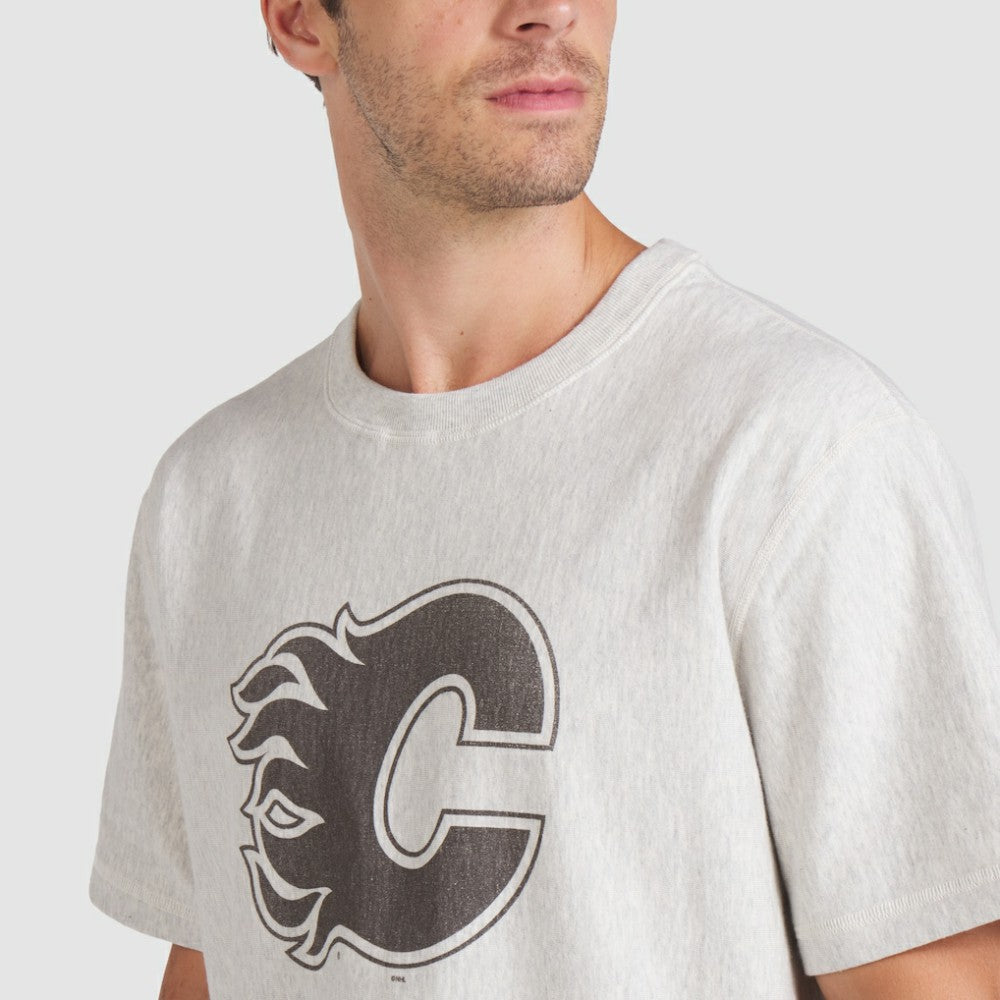 Calgary Flames Fanatics Made in Canada T-Shirt - Cream | Fanatics on sale
