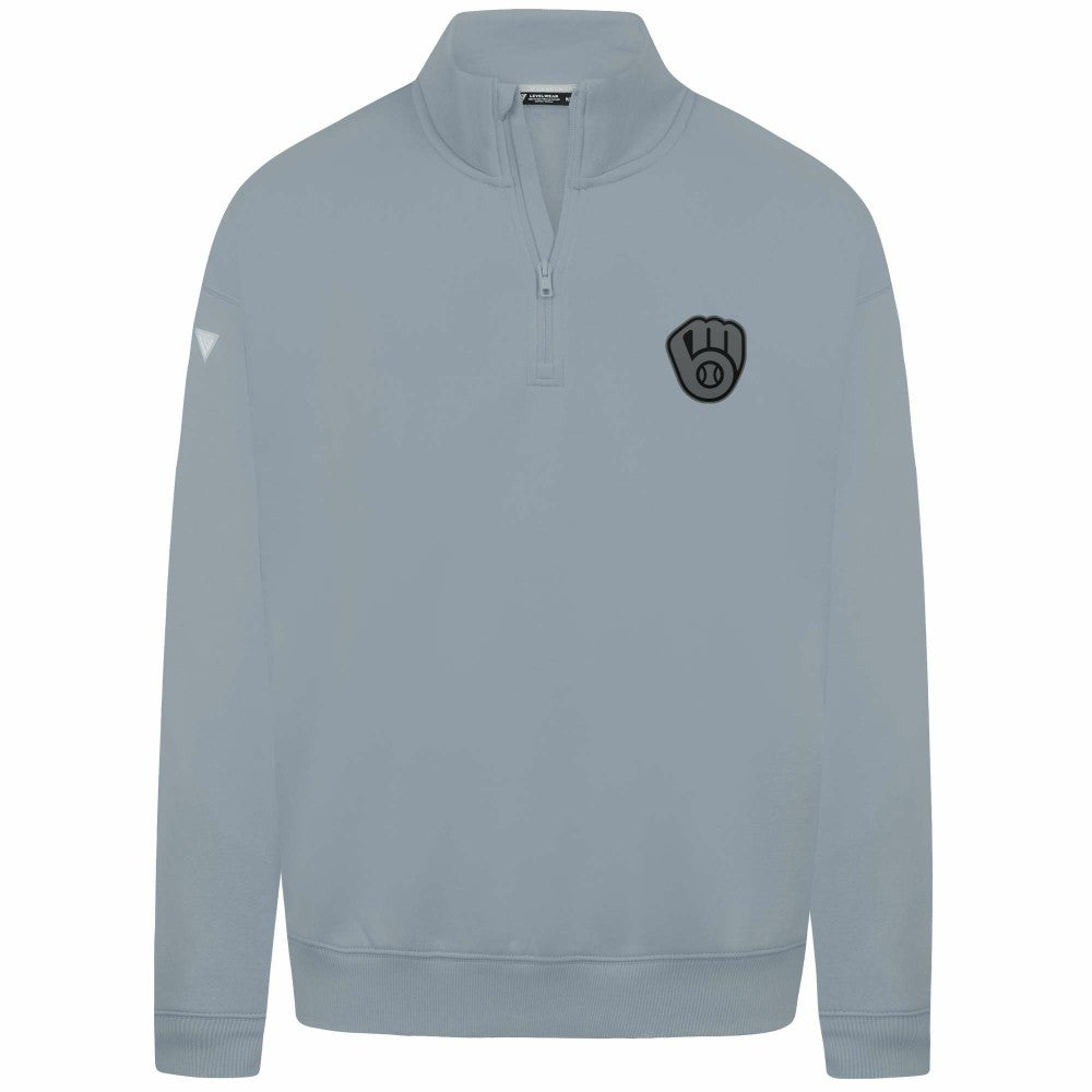 Milwaukee Brewers Levelwear Murray Nightfall Quarter-Zip Top Discount