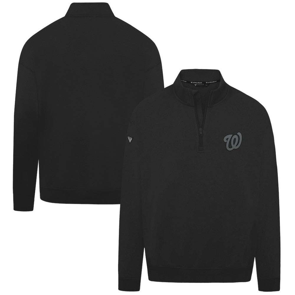 Washington Nationals Levelwear Murray Nightfall Quarter-Zip Top Outlet