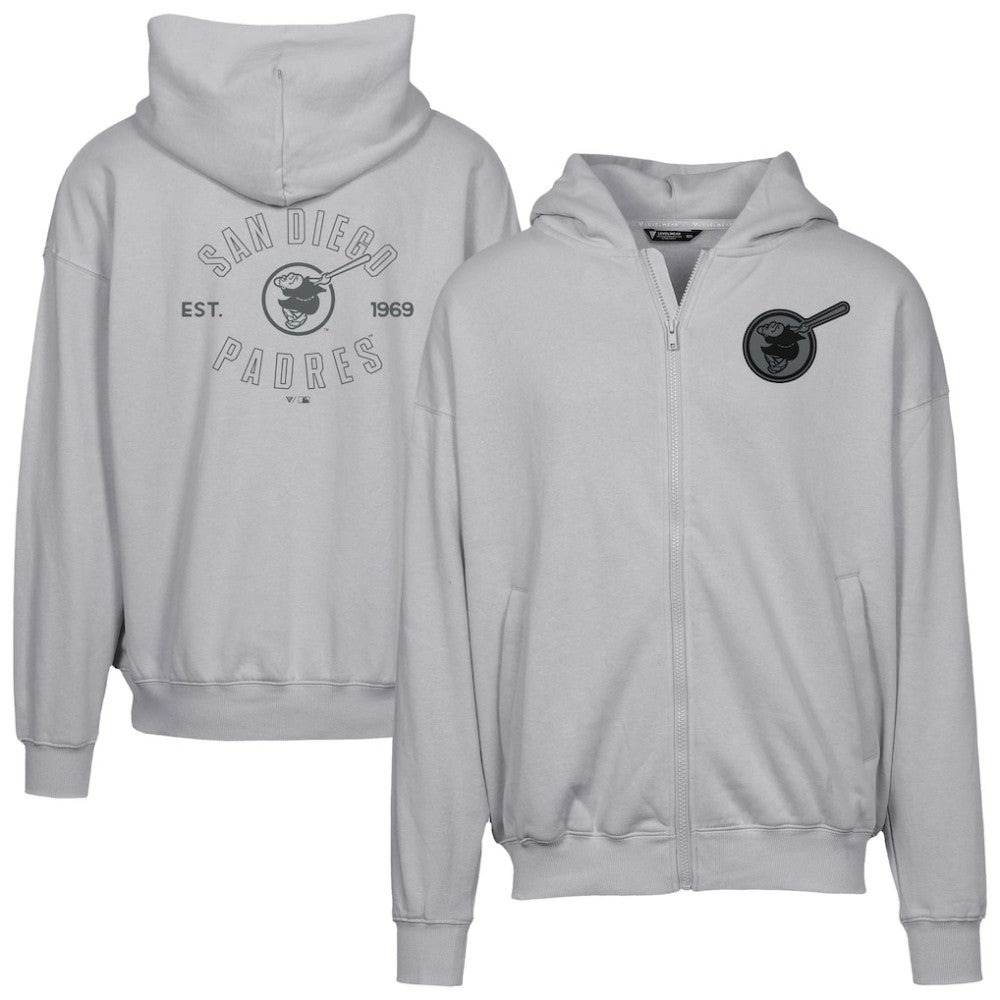 San Diego Padres Levelwear Uphill Abyssal Full-Zip Hoodie for sale