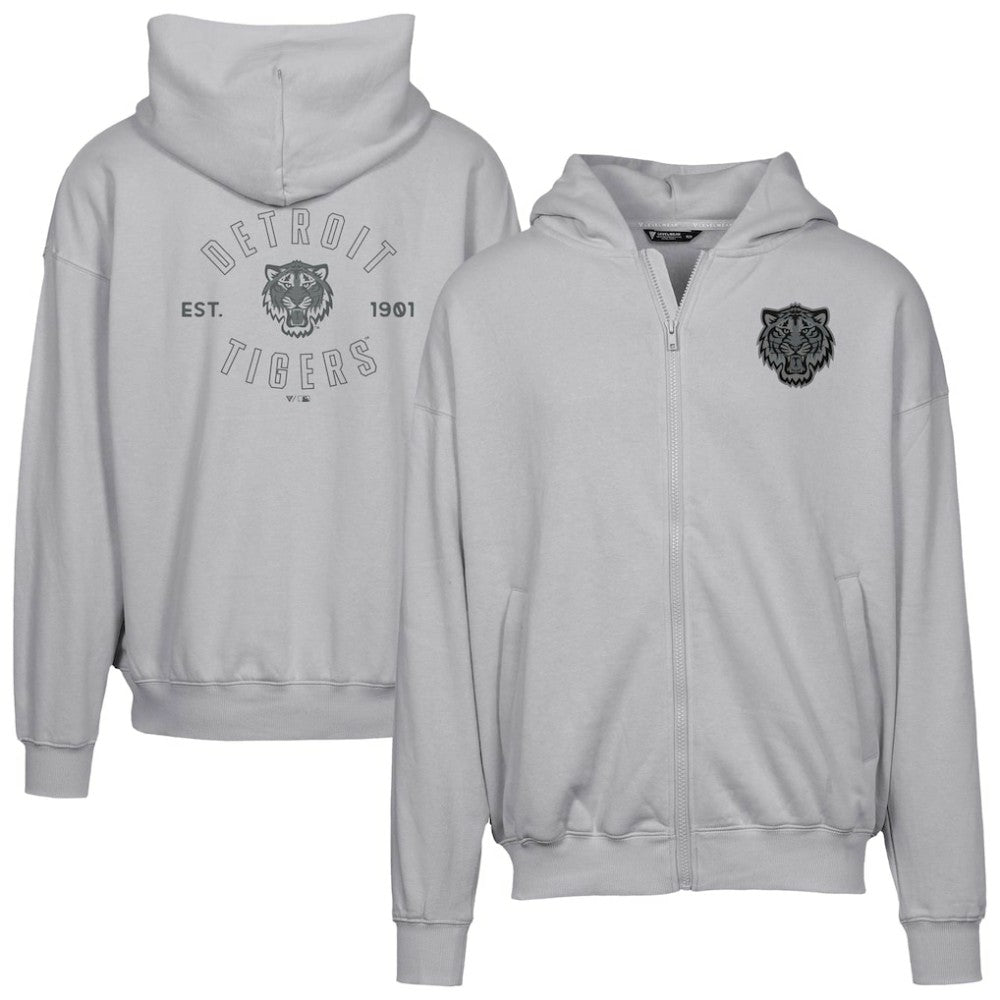 Detroit Tigers Levelwear Uphill Abyssal Full-Zip Hoodie Sale