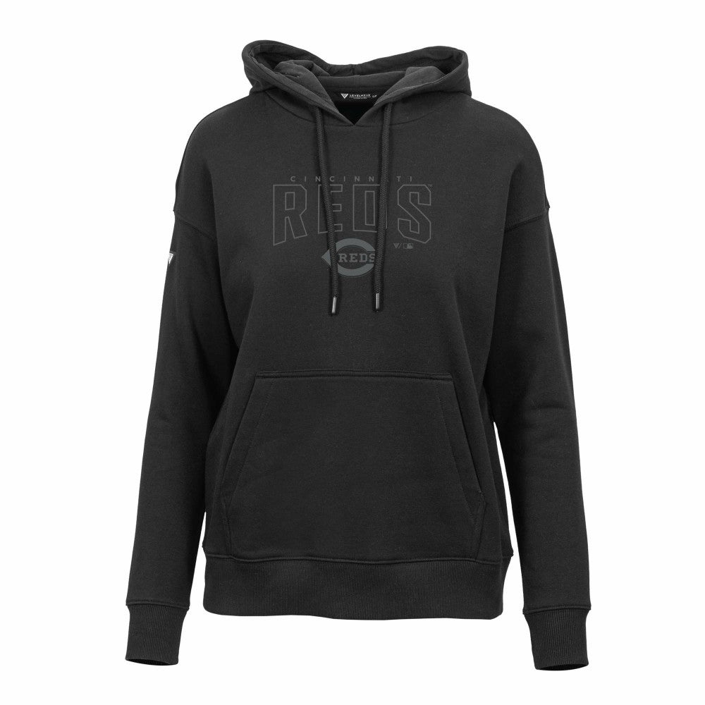 Cincinnati Reds Levelwear Women's Adorn Darkmoon Pullover Hoodie Near Me