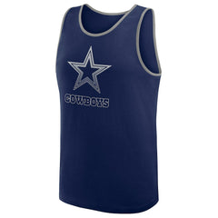 Dallas Cowboys Logo Athletic Unmatched Success Tank Top - Navy - NFL