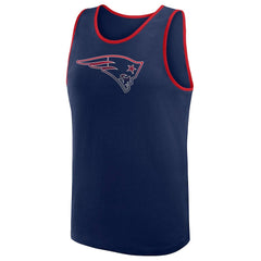 New England Patriots Logo Athletic Unmatched Success Tank Top - Navy - NFL