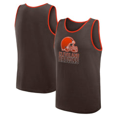 Cleveland Browns Logo Athletic Unmatched Success Tank Top - Brown - NFL