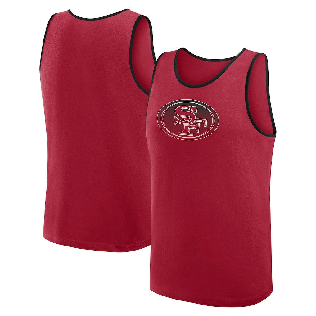 San Francisco 49ers Logo Athletic Unmatched Success Tank Top - Scarlet - NFL