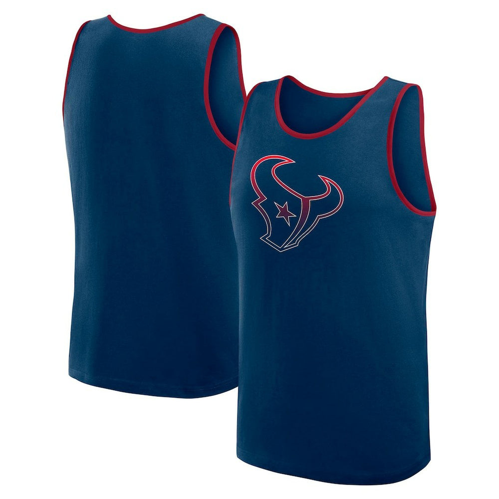 Houston Texans Logo Athletic Unmatched Success Tank Top - Navy - NFL