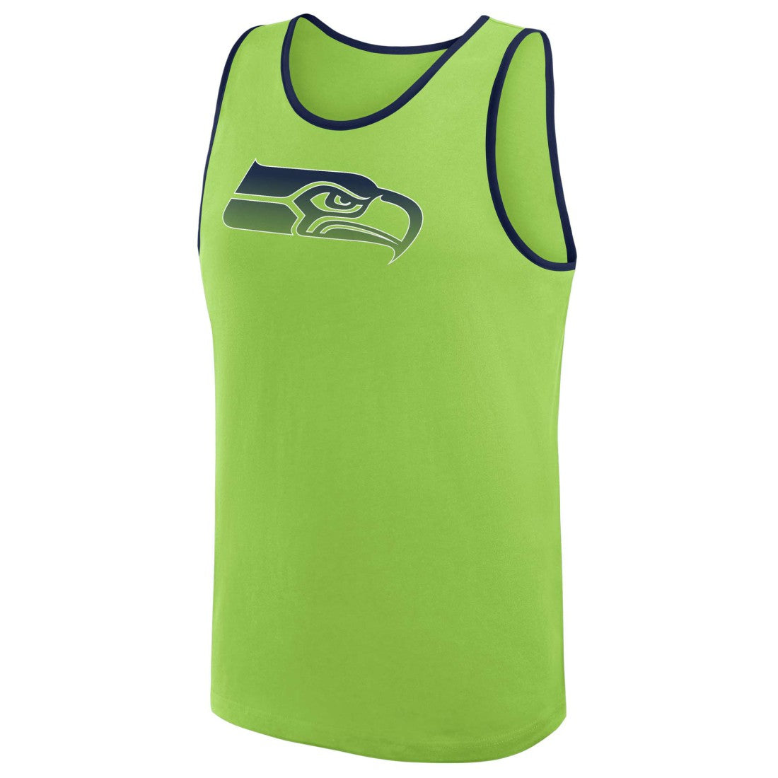Seattle Seahawks Logo Athletic Unmatched Success Tank Top - Neon Green - NFL