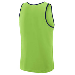 Seattle Seahawks Logo Athletic Unmatched Success Tank Top - Neon Green - NFL
