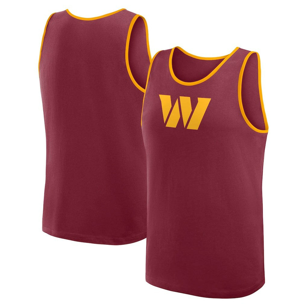 Washington Commanders Logo Athletic Unmatched Success Tank Top - Burgundy - NFL