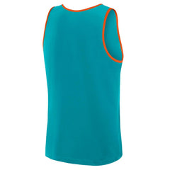 Miami Dolphins Logo Athletic Unmatched Success Tank Top - Aqua - NFL
