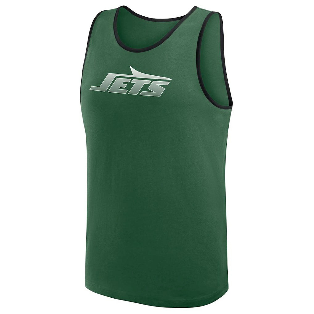 New York Jets Logo Athletic Unmatched Success Tank Top - Green - NFL