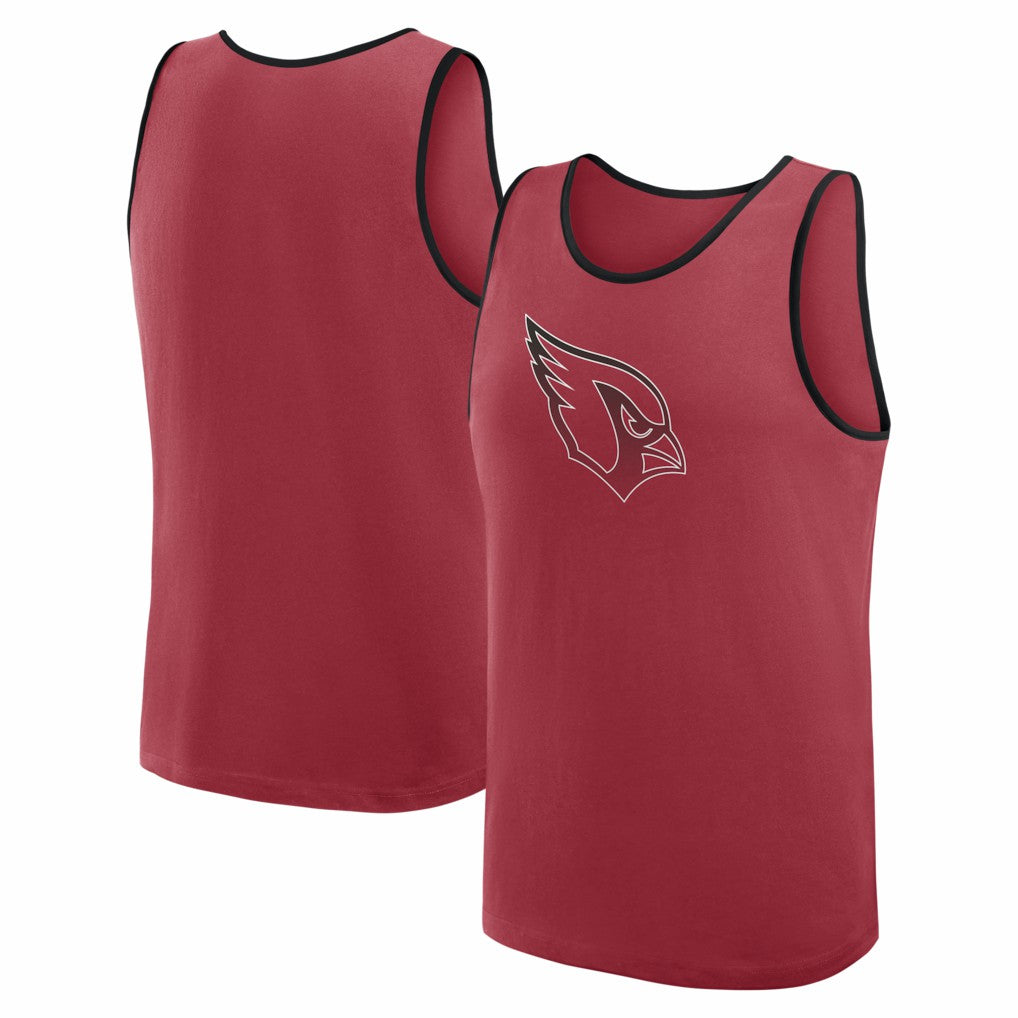 Arizona Cardinals Logo Athletic Unmatched Success Tank Top - Cardinal - NFL