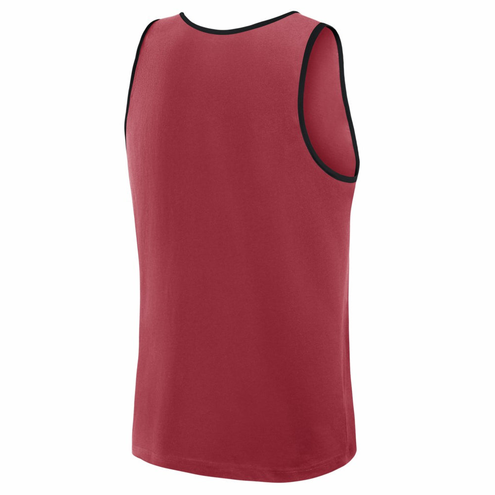 Arizona Cardinals Logo Athletic Unmatched Success Tank Top - Cardinal - NFL