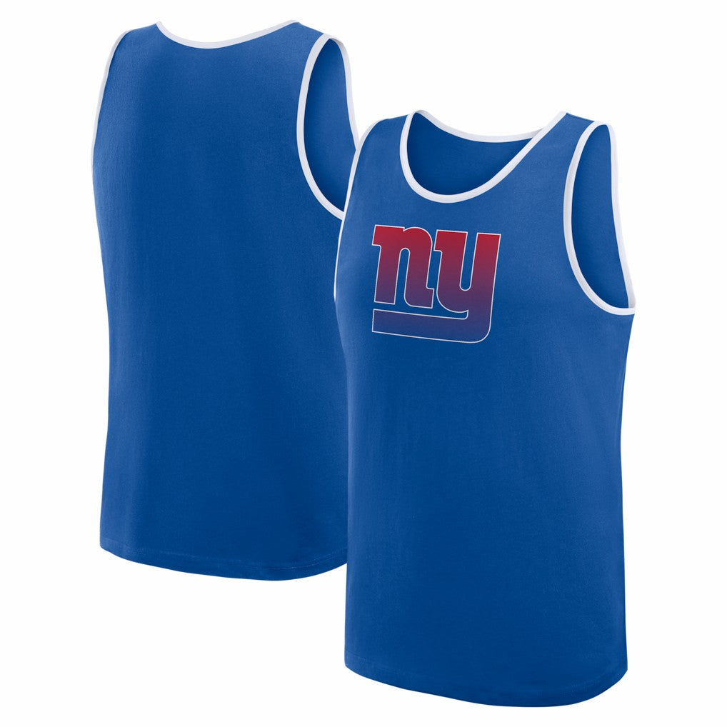 New York Giants Logo Athletic Unmatched Success Tank Top - Royal - NFL