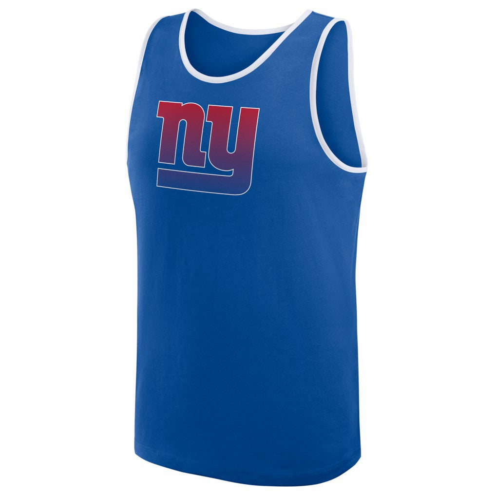 New York Giants Logo Athletic Unmatched Success Tank Top - Royal - NFL