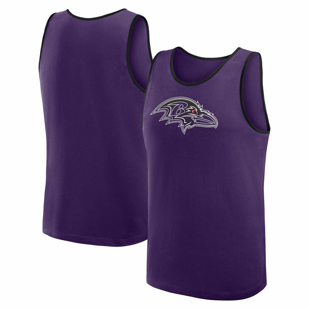 Baltimore Ravens Logo Athletic Unmatched Success Tank Top - Purple - NFL