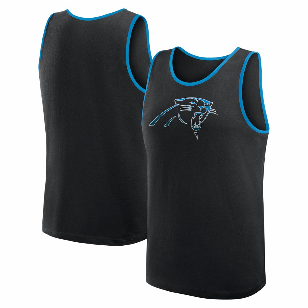 Carolina Panthers Logo Athletic Unmatched Success Tank Top - Black - NFL