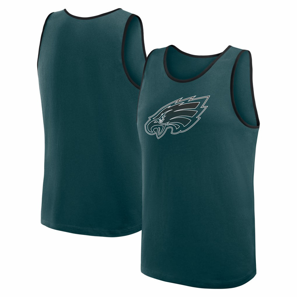 Philadelphia Eagles Logo Athletic Unmatched Success Tank Top - Green - NFL