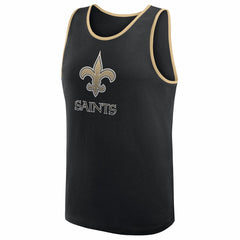 New Orleans Saints Logo Athletic Unmatched Success Tank Top - Black - NFL