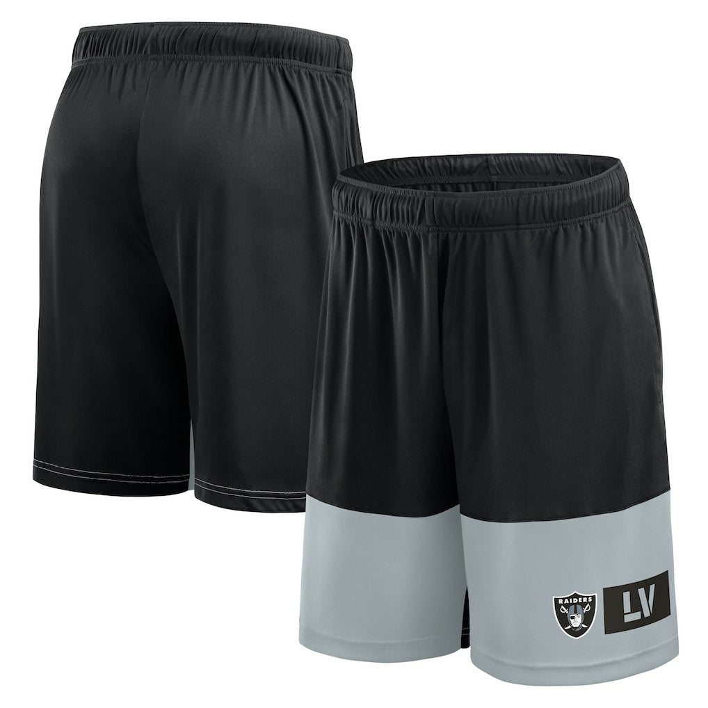 Las Vegas Raiders Logo Athletic Best of the Best Shorts - Black - NFL