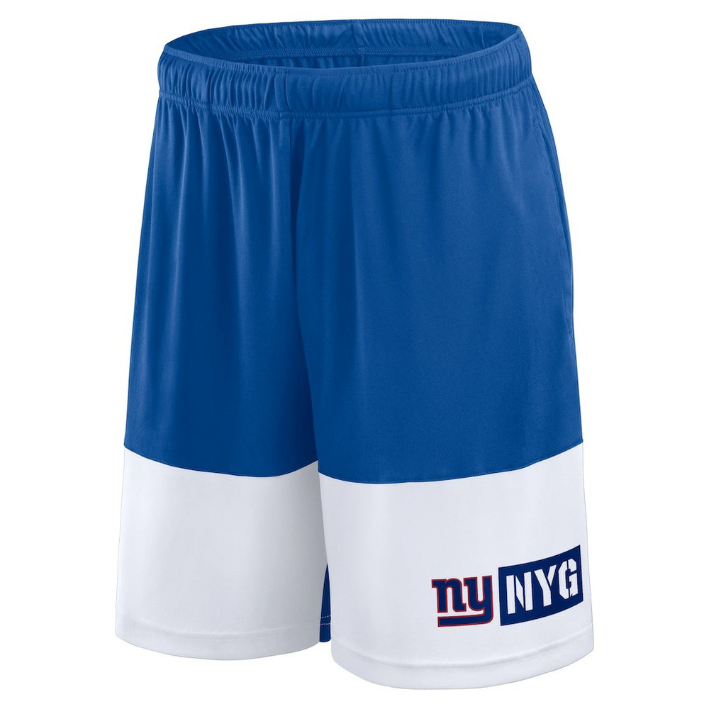 New York Giants Logo Athletic Best of the Best Shorts - Royal - NFL