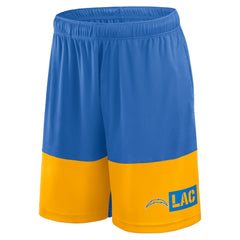 Los Angeles Chargers Logo Athletic Best of the Best Shorts - Powder Blue - NFL