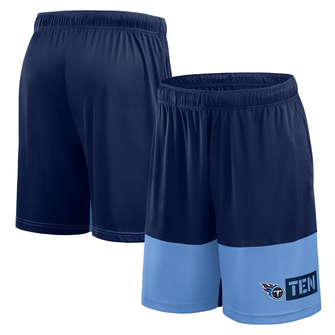 Tennessee Titans Logo Athletic Best of the Best Shorts - Navy - NFL