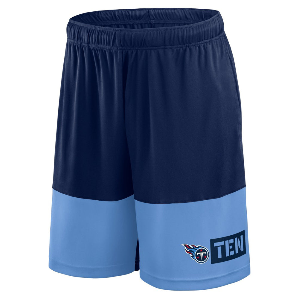 Tennessee Titans Logo Athletic Best of the Best Shorts - Navy - NFL