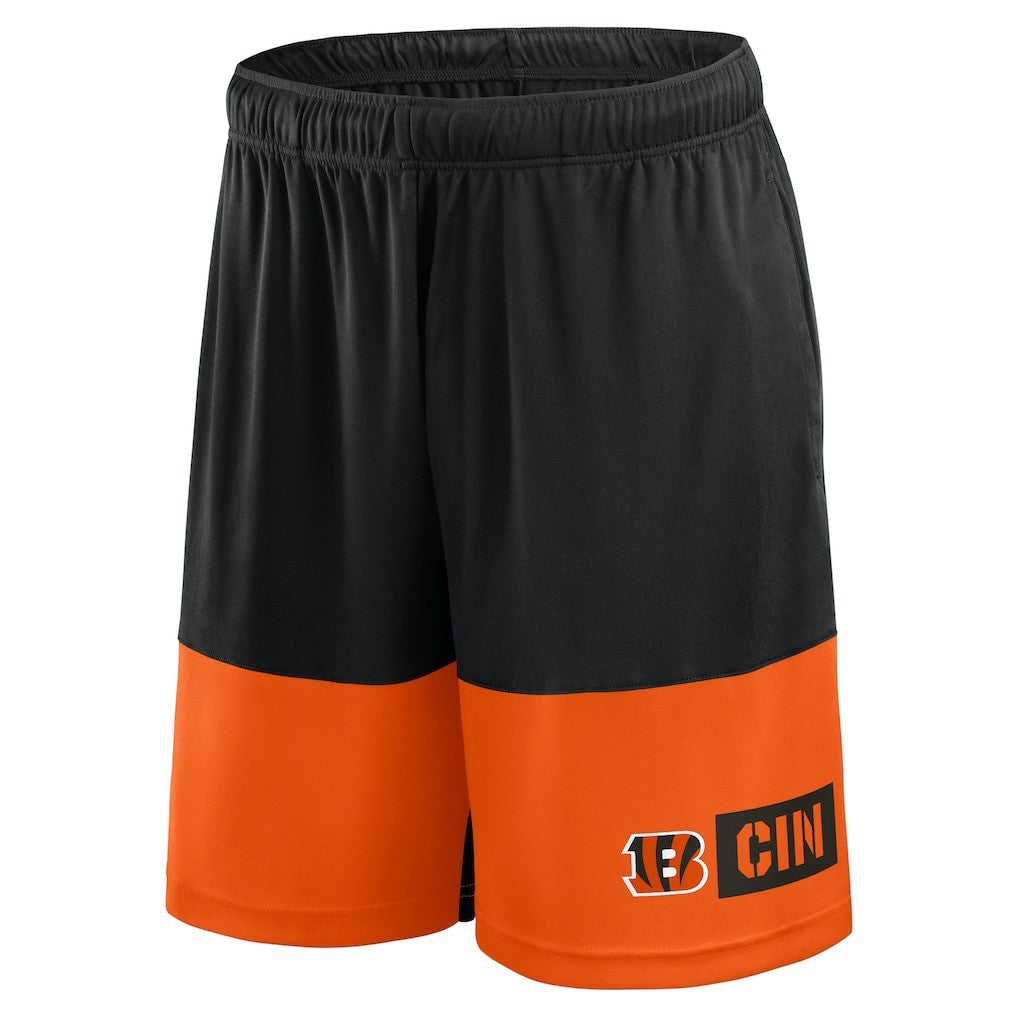 Cincinnati Bengals Logo Athletic Best of the Best Shorts - Black - NFL